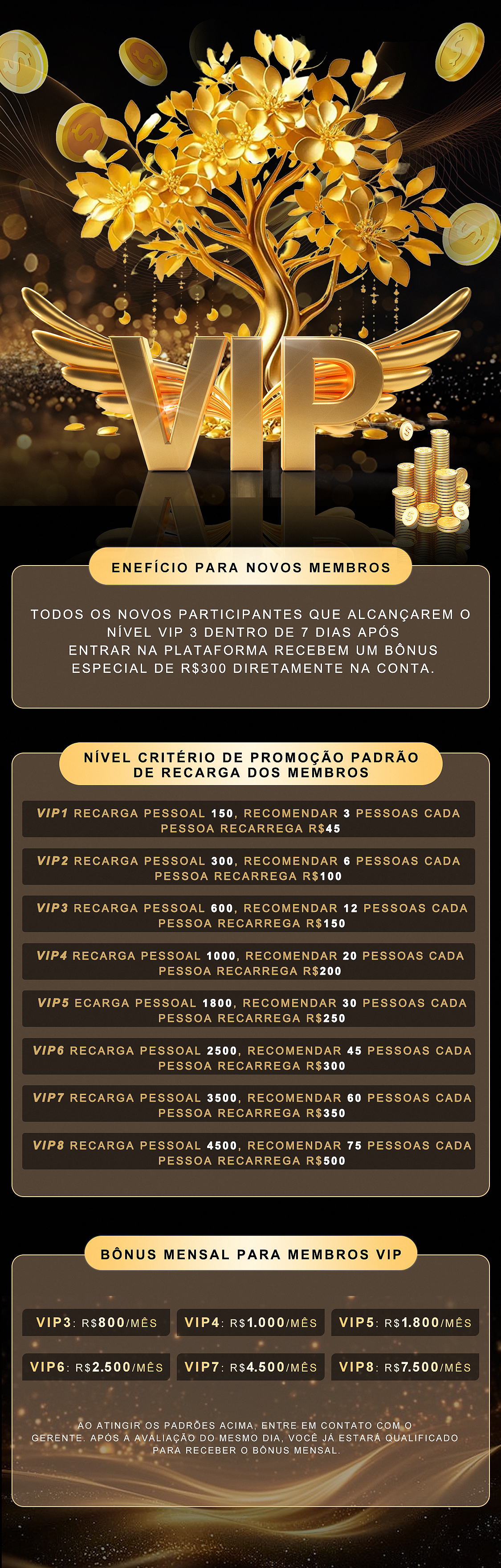 Regras VIP